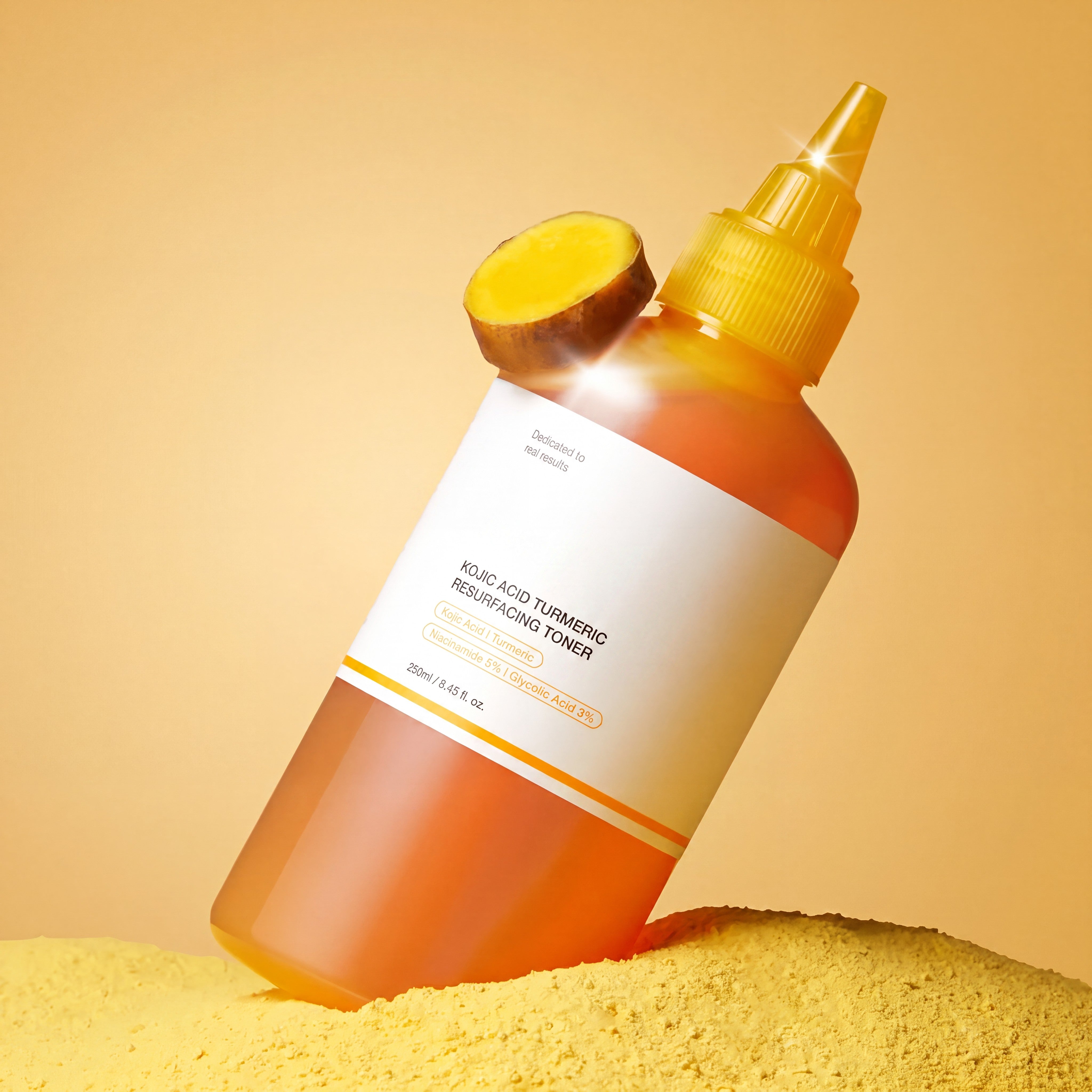 Kojic Acid Turmeric Toner for Hyperpigmentation, Uneven Tone & Texture