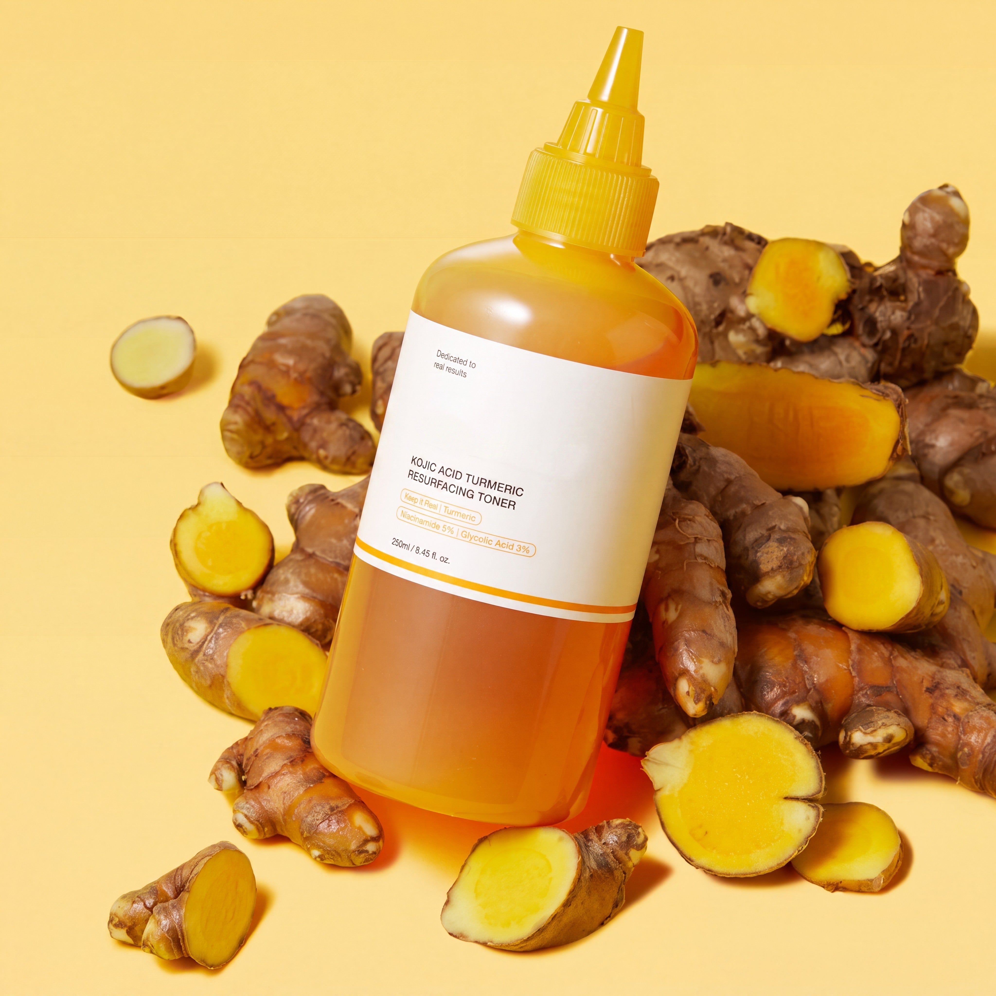 Kojic Acid Turmeric Toner for Hyperpigmentation, Uneven Tone & Texture