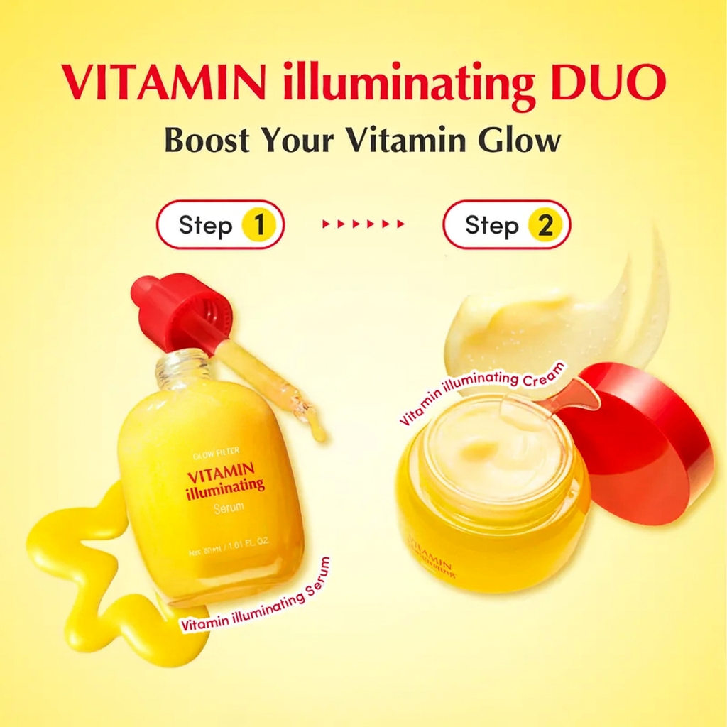 Vitamin Illuminating Duo with Vitamin C for Dark Spots and Uneven Skin Tone