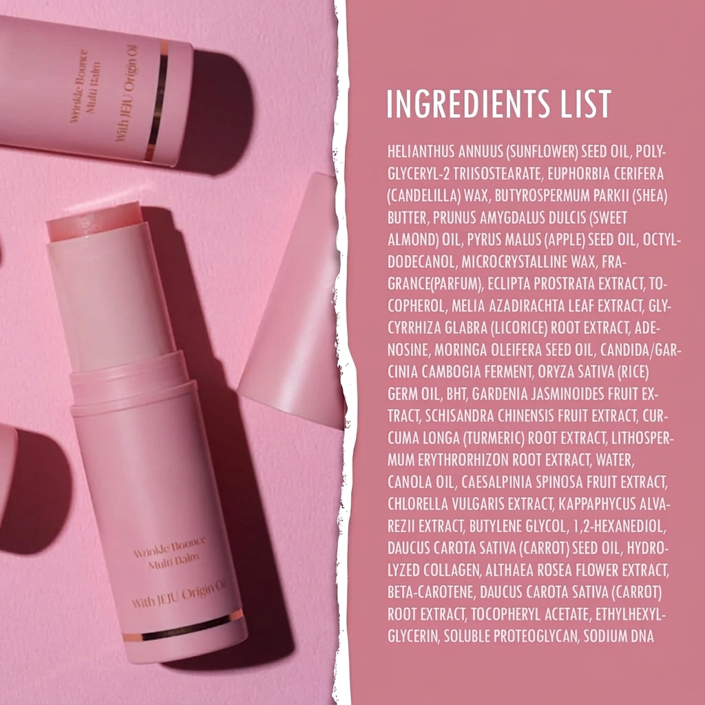 Wrinkle Bounce Multi Balm with Collagen for Elasticity and Fine Lines