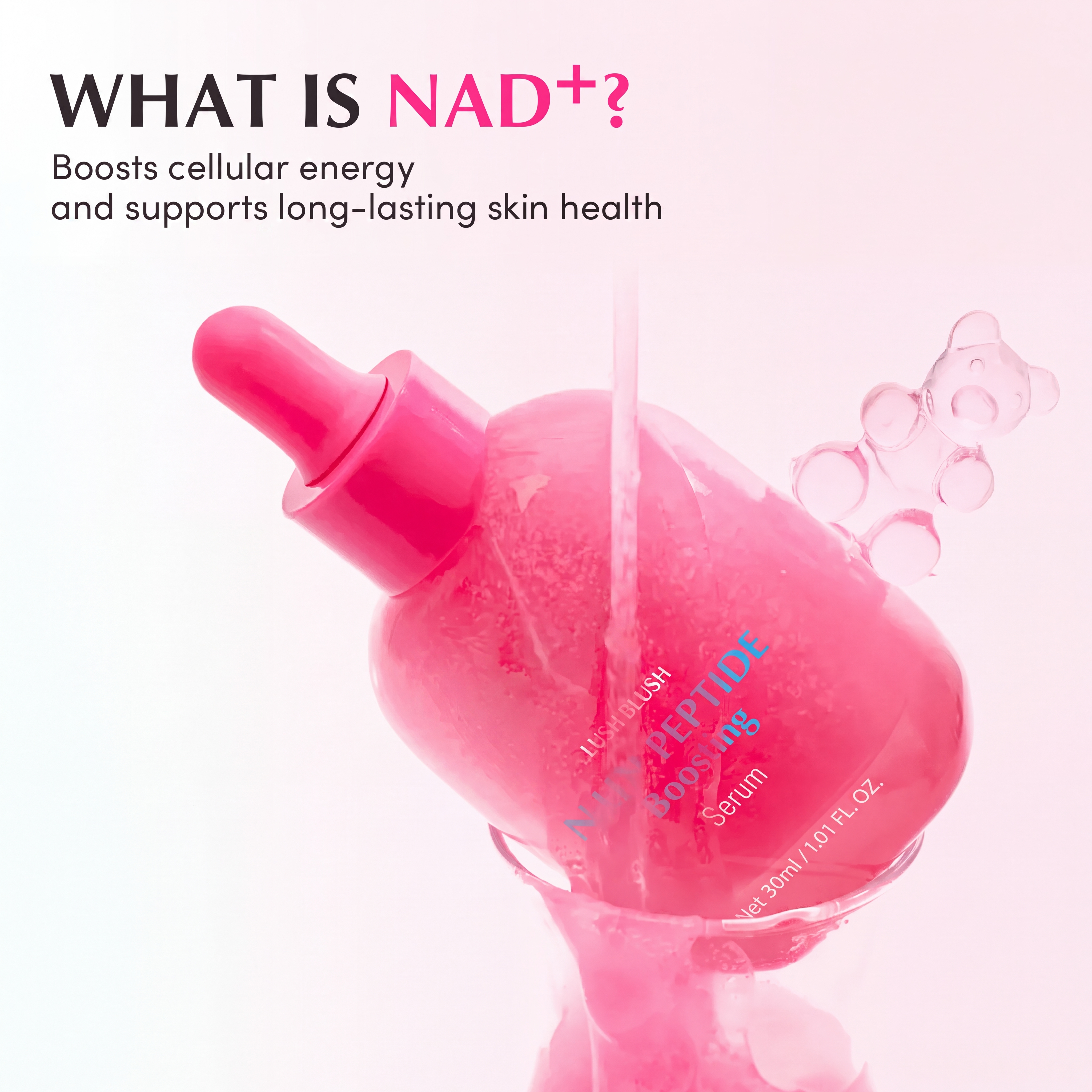 NAD+ Longevity Ritual: Peptide Boosting Serum & Cream Duo with Ceramides