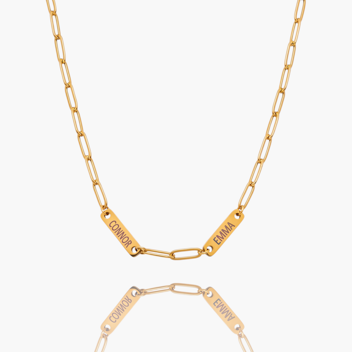 Personalized Name Paperclip Necklace