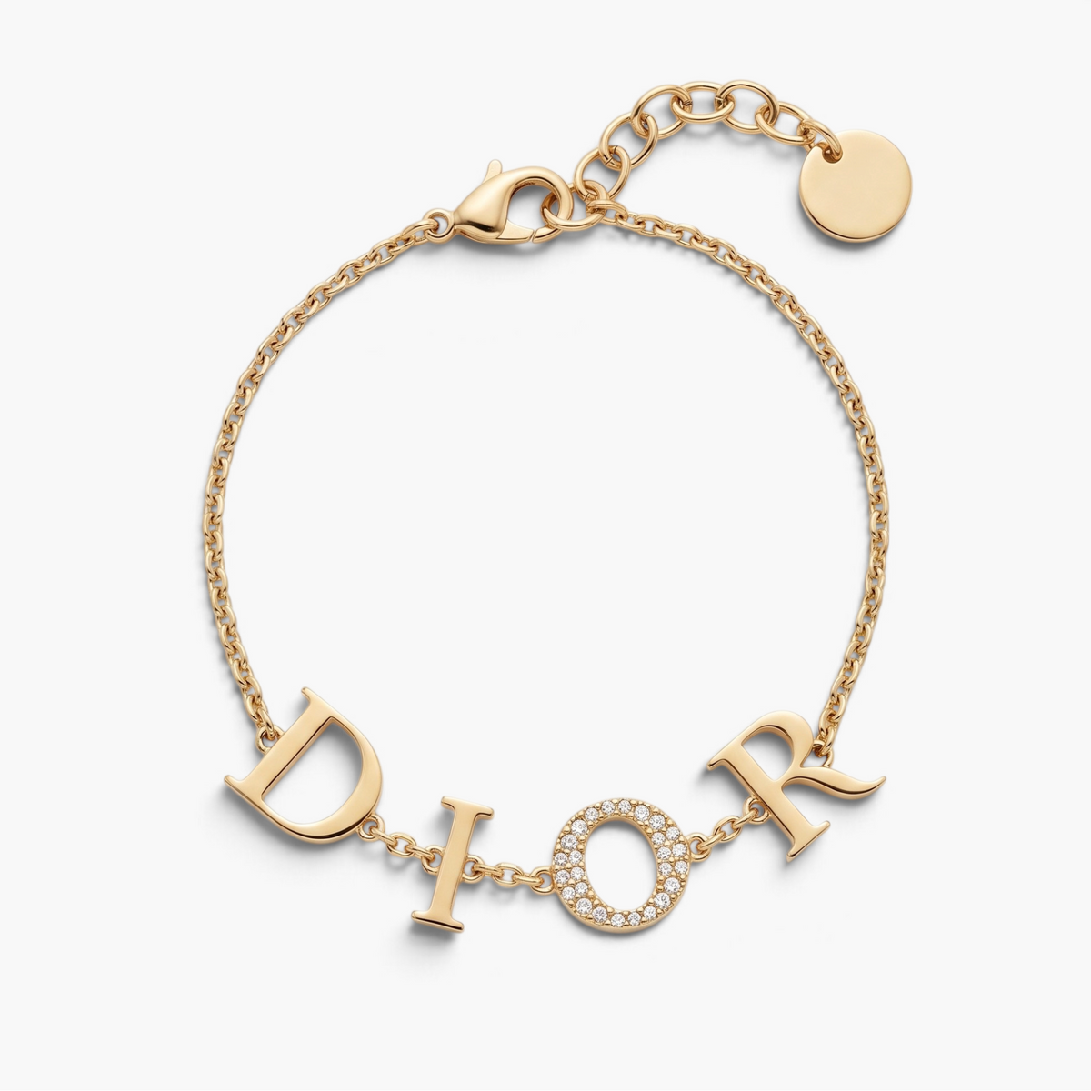 DR Cubic Zirconia Gold Bracelet