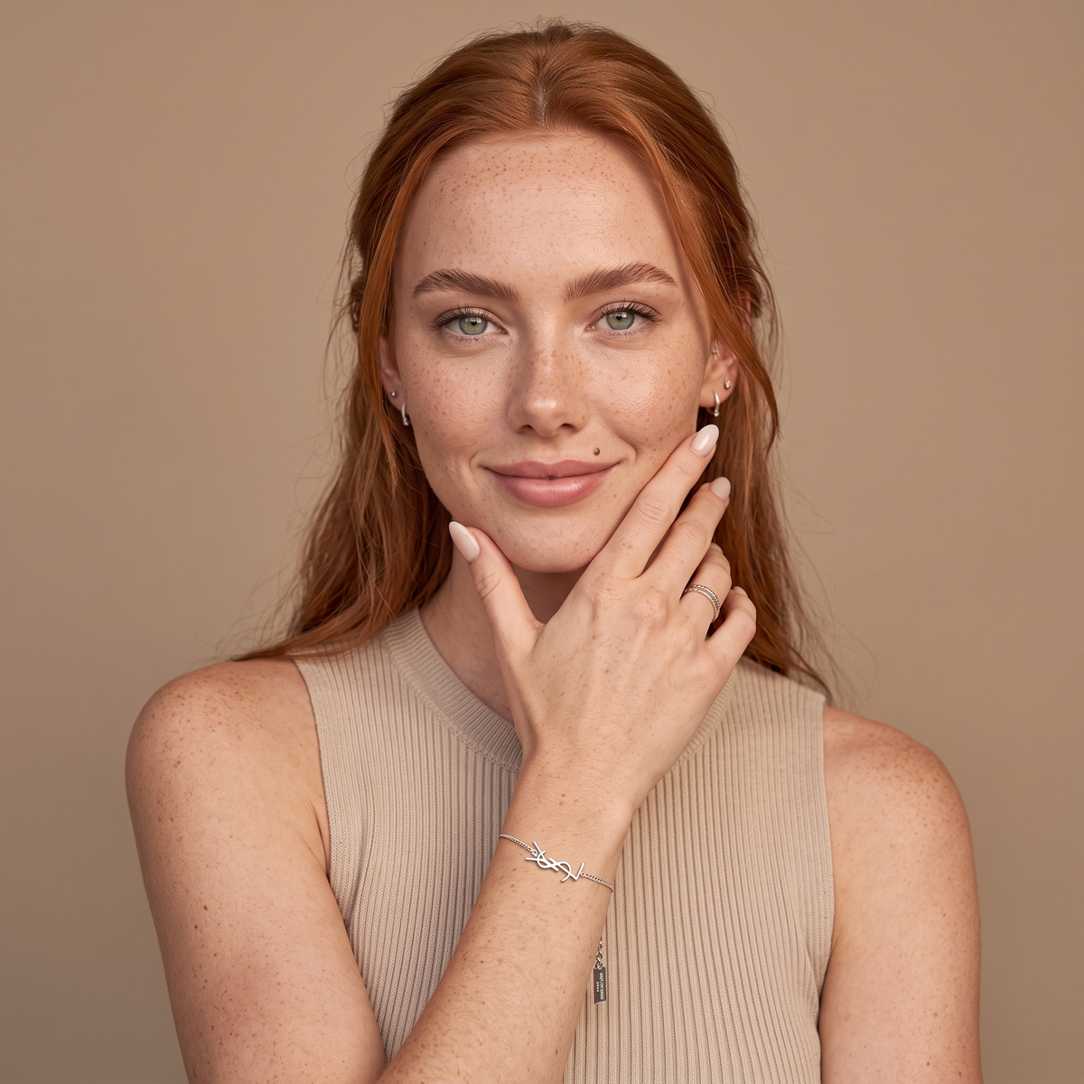 Dainty SL Silver Chain Bracelet