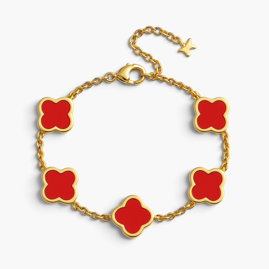 Bracelet trèfle en nacre
