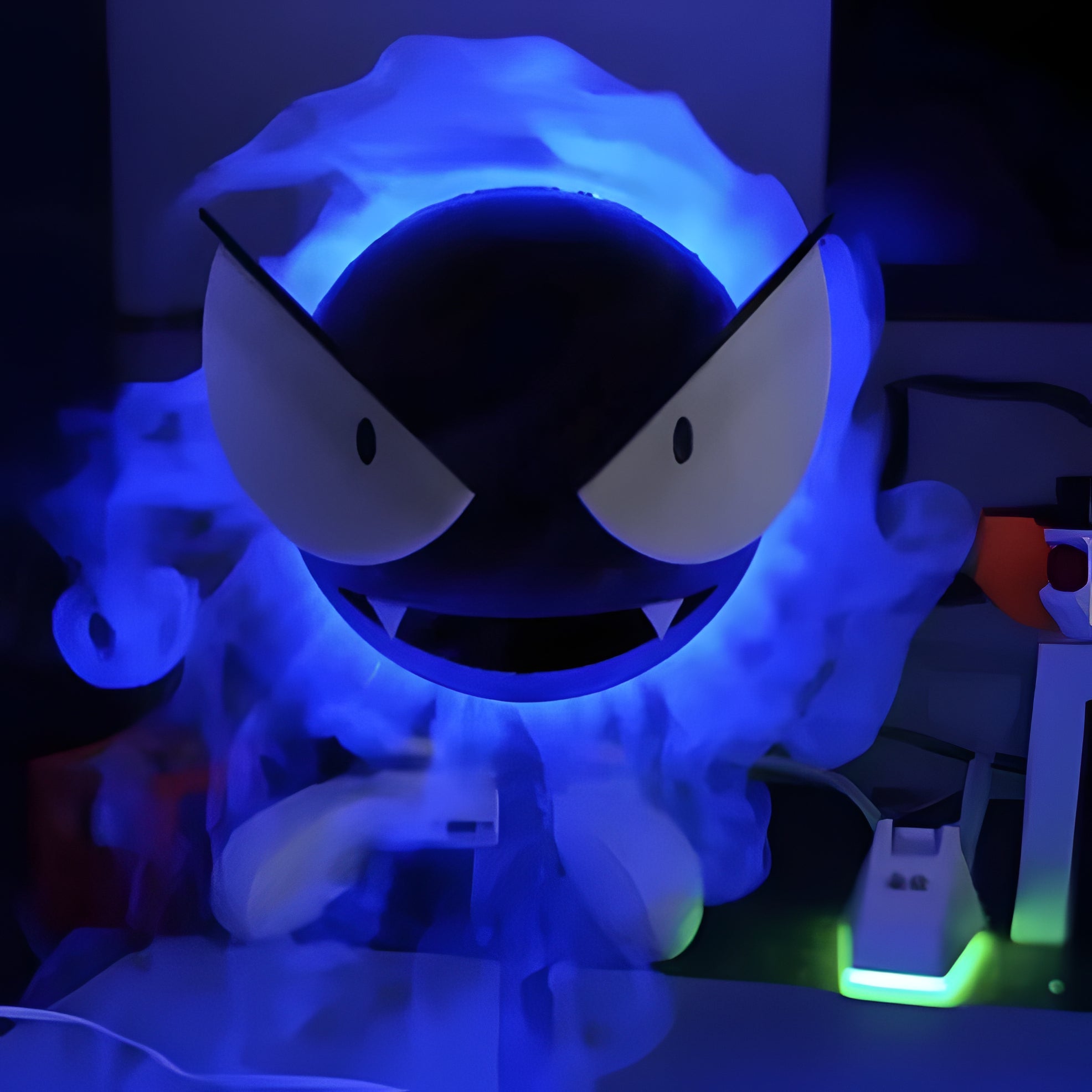 Mini Humidifier 250ml, 3D Ghost Design, LED Night Light, USB, Cool Mist