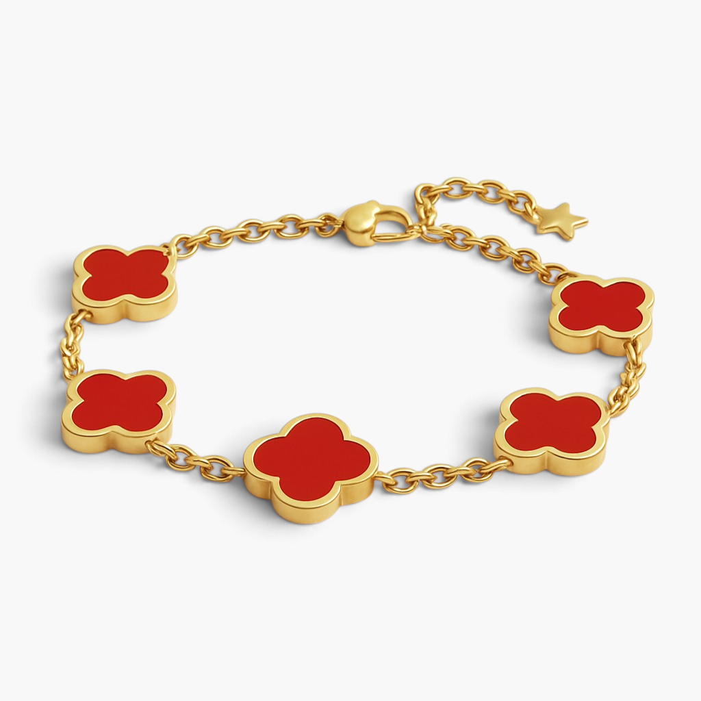 Bracelet trèfle en nacre