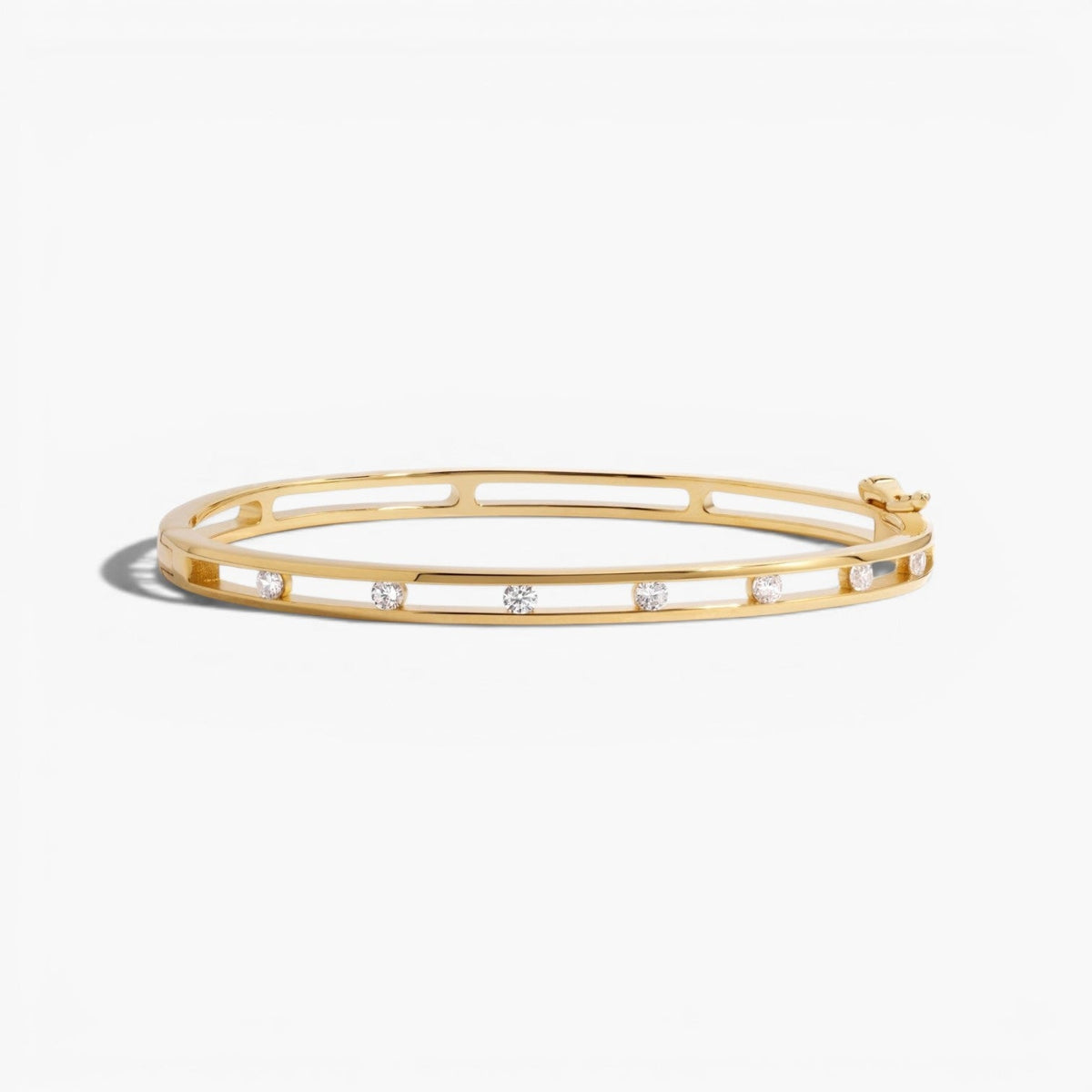 Bracelet jonc élégant serti de pierres