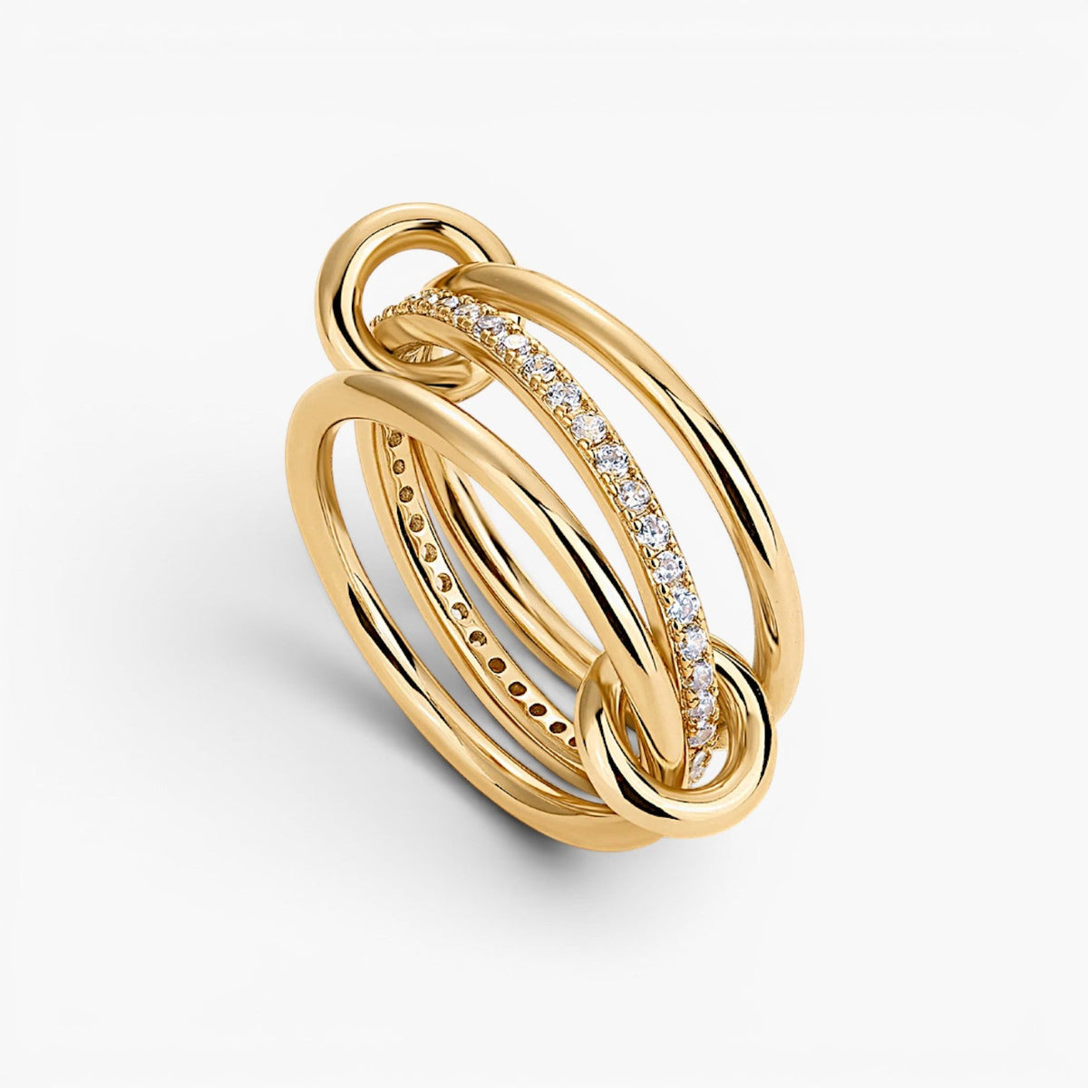 Serelle Interlocked Stackable Ring