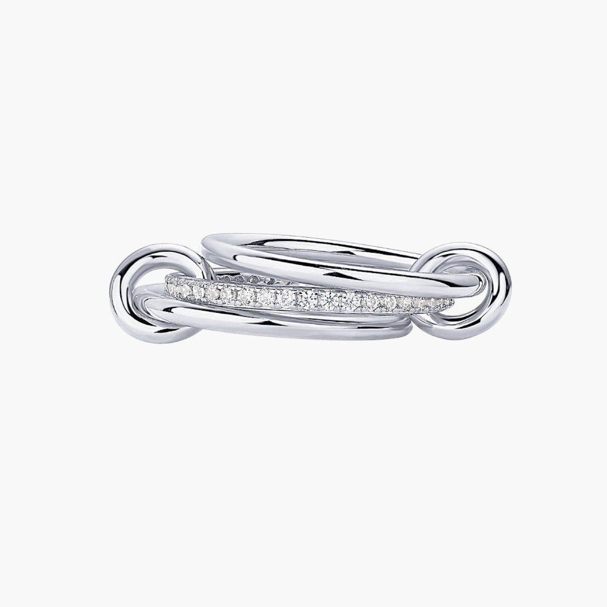 Bague empilable entrelacée Serelle