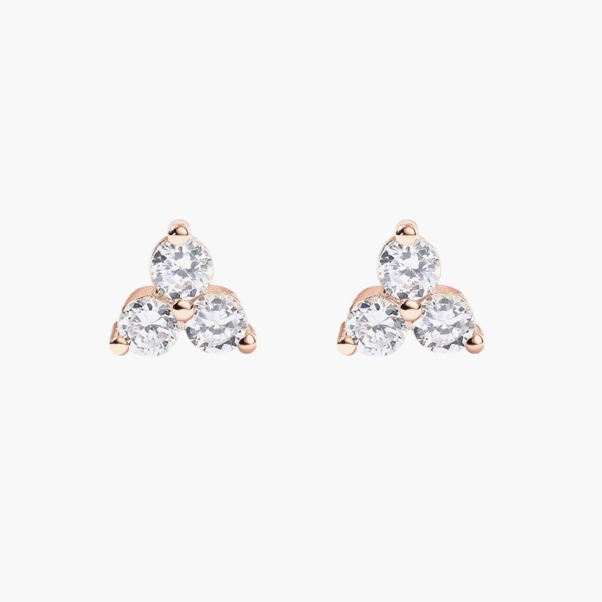 Celia Lotus Flat Back Stud Earrings