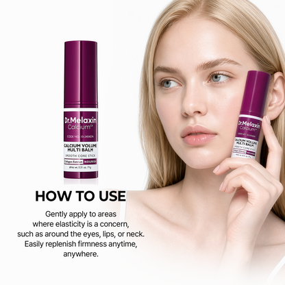 Dr Melaxin Calcium Volume Multi Balm + Eye Patch for Under Eye, Dark Circles & Fine Lines