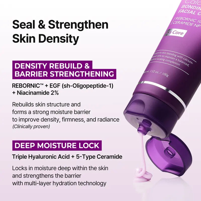 Calcium Bonding Serum & Cream Duo with Collagen for Firming & Skin Elasticity