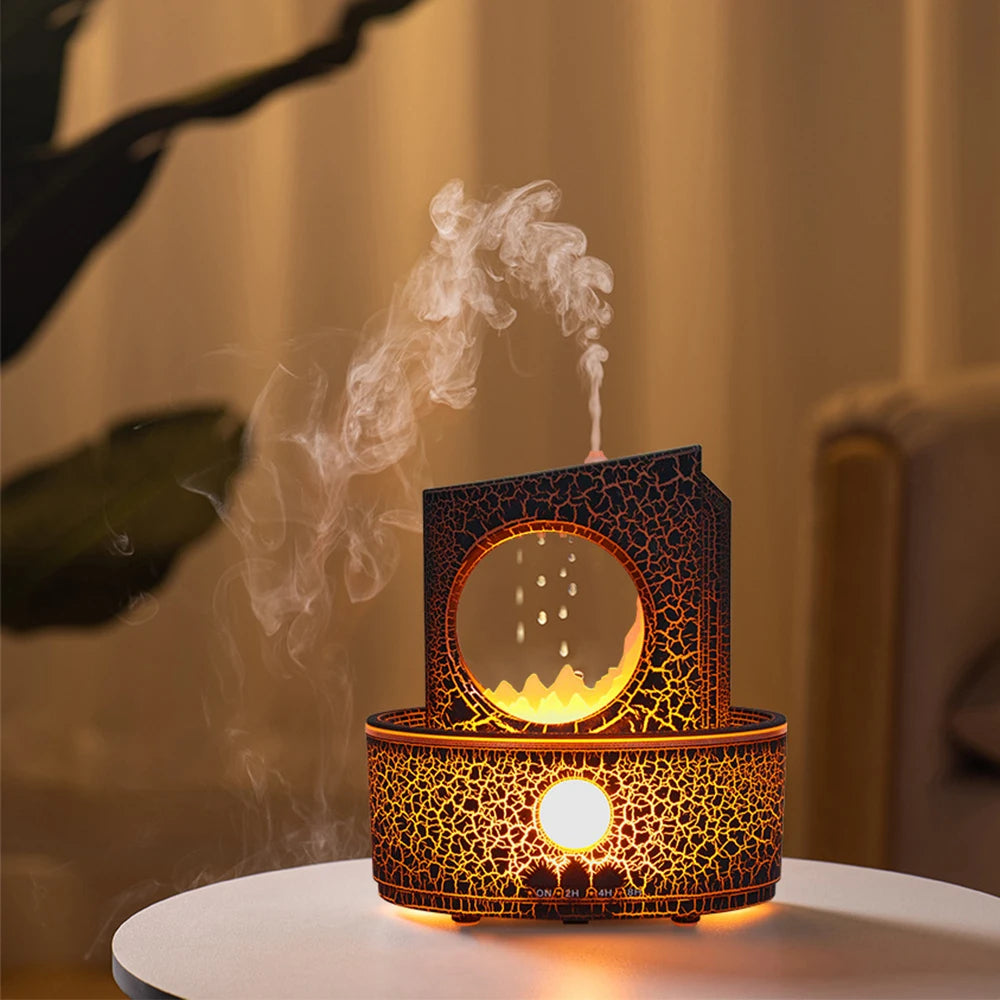 Rain Cloud Essential Oil Diffuser & Humidifier, 180ml, Remote, LED, Timer