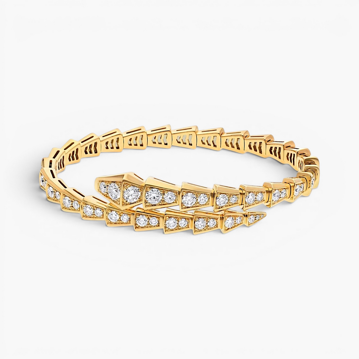 Aurelia Serpent Pavé Bracelet