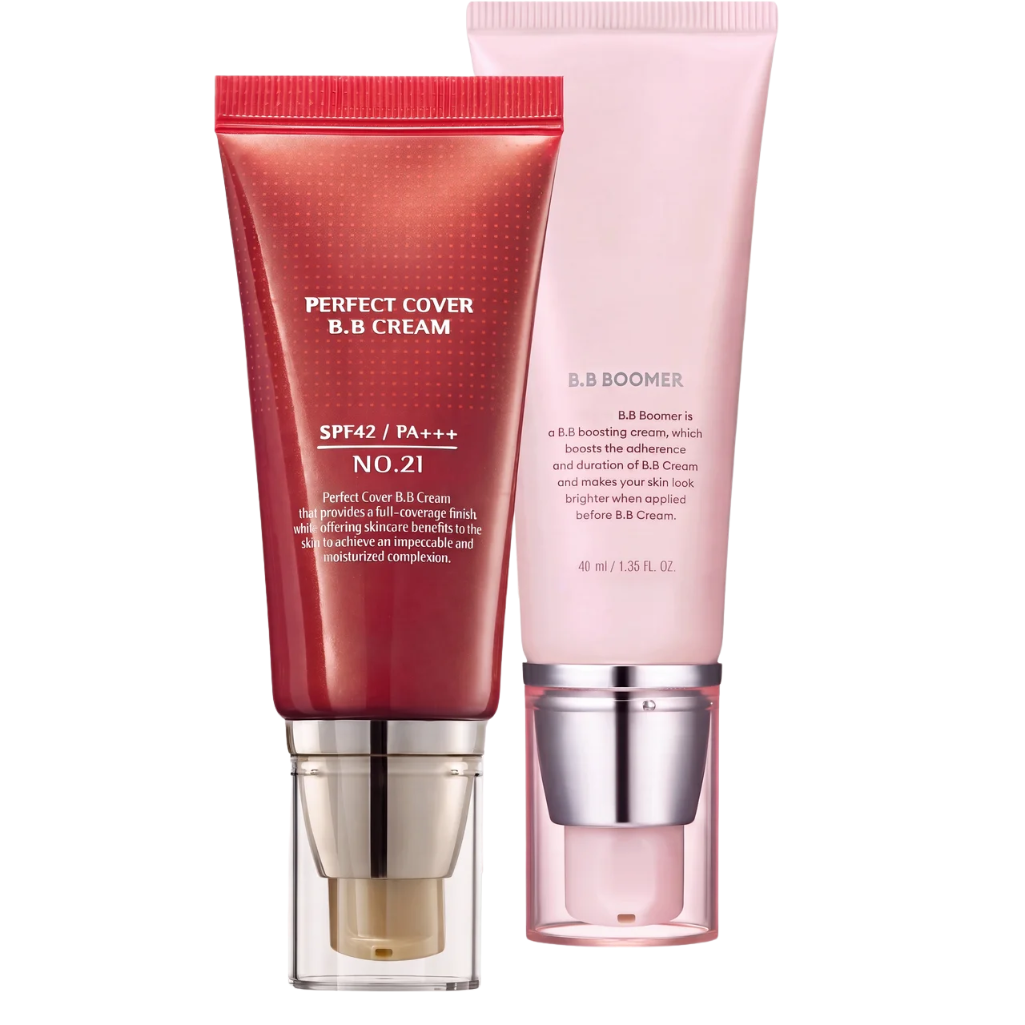 BB Cream + Boom Duo with Hyaluronic Acid for Uneven Skin Tone and Blemishes