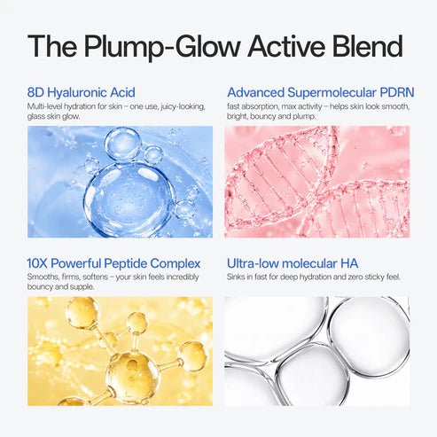 8D Hyaluronic Acid + PDRN Plump Serum for Hydration and Firmness