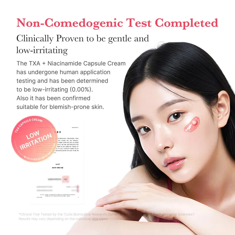 TXA Niacinamide Capsule Cream with Tranexamic Acid for Dark Spots & Glass Skin