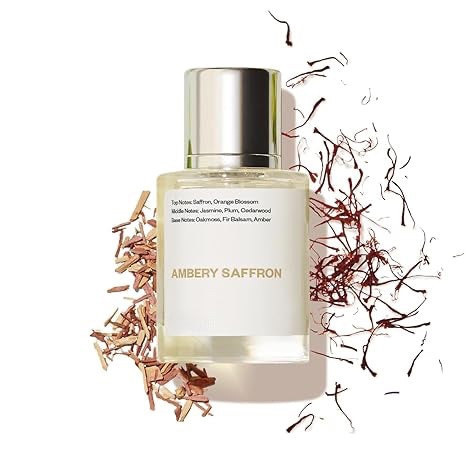 Ambery Saffron Eau de Parfum 50ml – Unisex Warm Woody Saffron & Amber Fragrance Spray