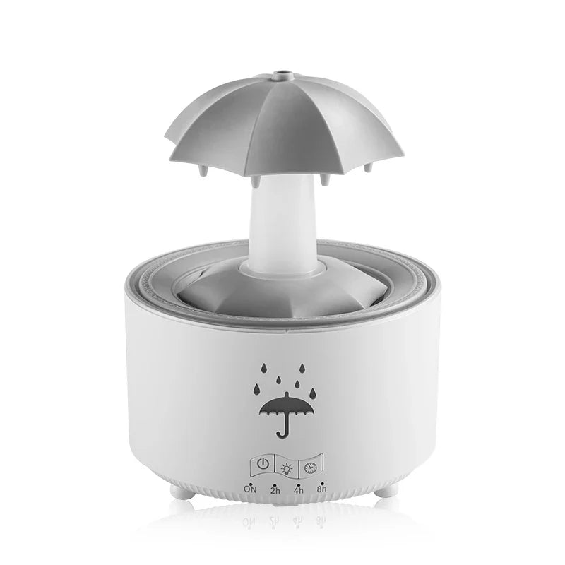 Aromatherapy Humidifier & Diffuser, 300ml, Rain Sound, 7 LED, Remote