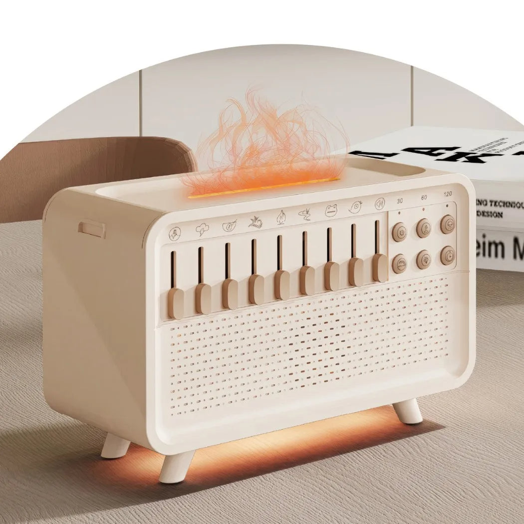 White Noise Machine, Humidifier, Diffuser & Bluetooth Speaker, Night Light