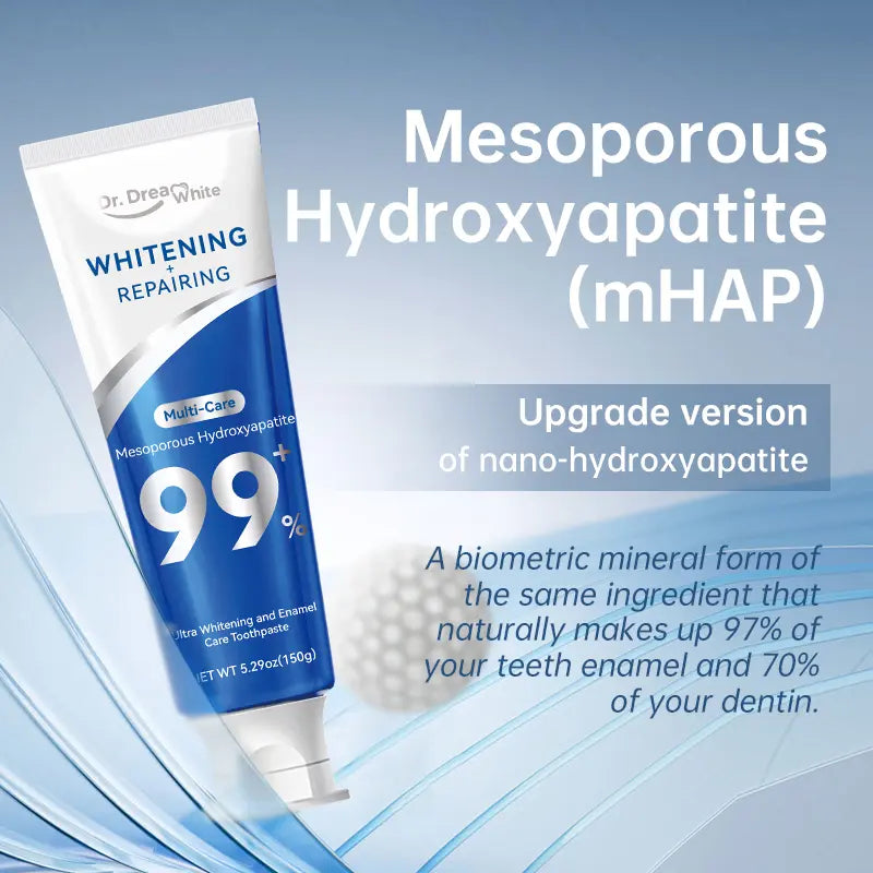 Mesoporous Whitening + Repairing Toothpaste with Hydroxyapatite