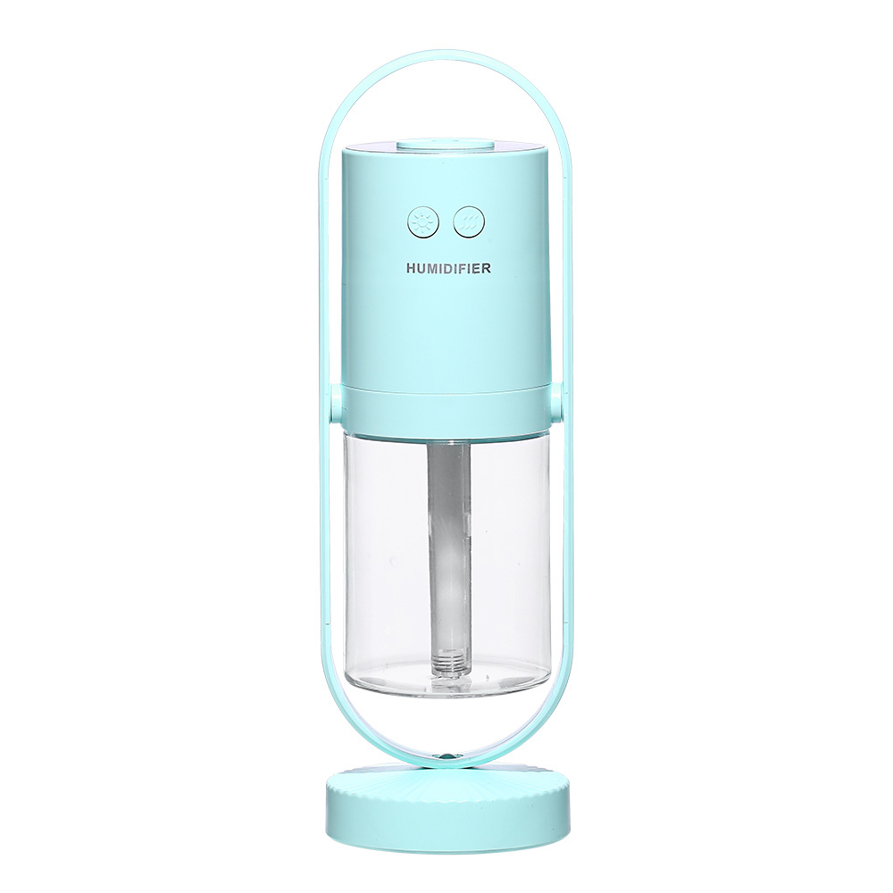 USB Air Humidifier, Mini Portable, LED Shadow Light, Quiet, Auto Shut-Off