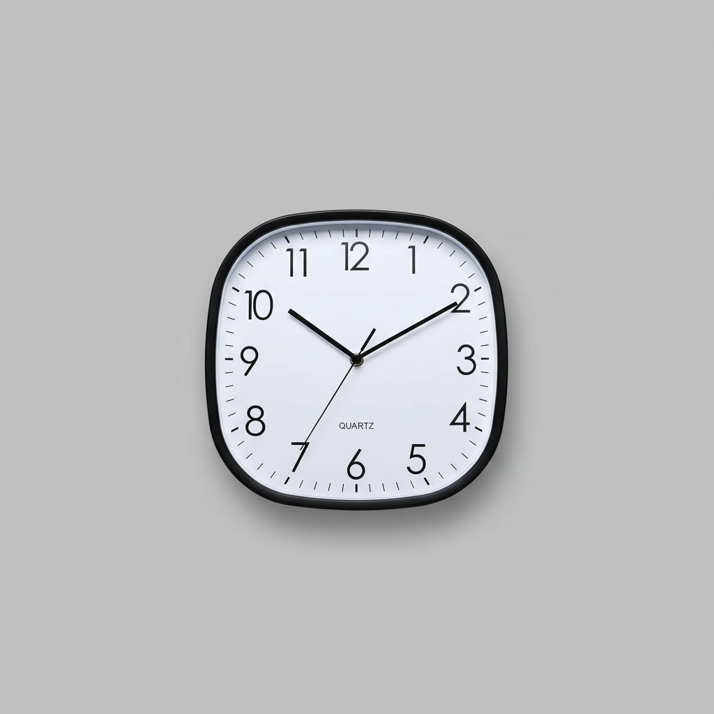 Chronix Modern Square Wall Clock | Wall Clock Decor