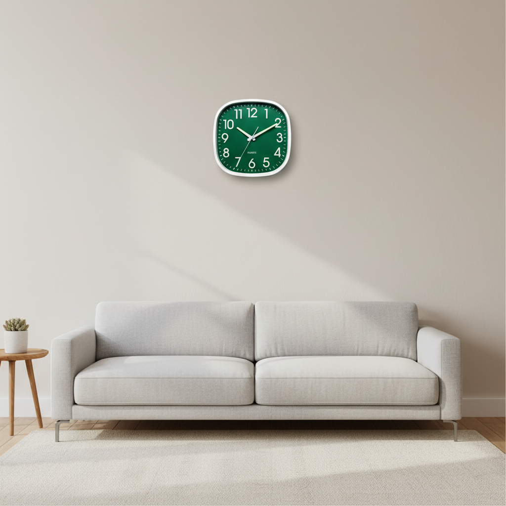 Chronix Modern Square Wall Clock | Wall Clock Decor