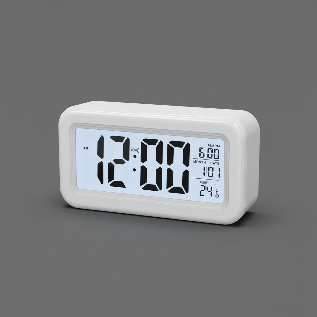 Digital Alarm Clock | Modern Battery-Operated Timepiece