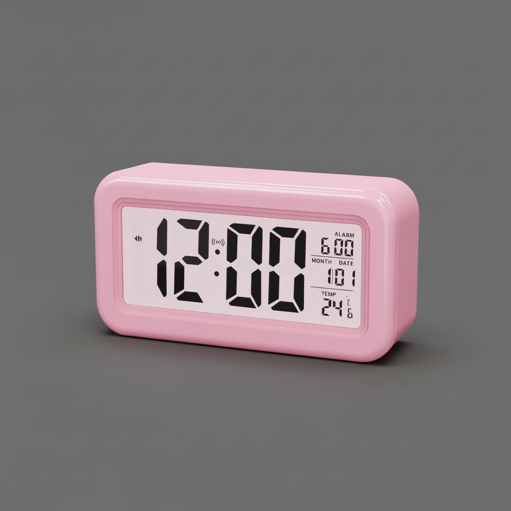 Digital Alarm Clock | Modern Battery-Operated Timepiece