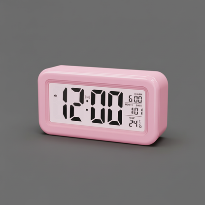 Digital Alarm Clock | Modern Battery-Operated Timepiece