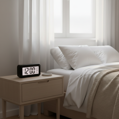 Digital Alarm Clock | Modern Battery-Operated Timepiece