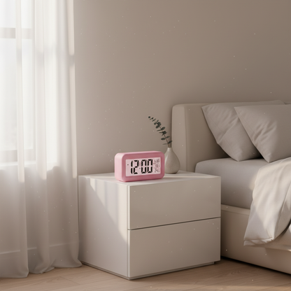 Digital Alarm Clock | Modern Battery-Operated Timepiece