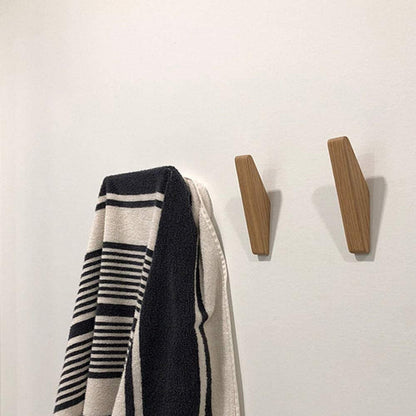 ElmHooks | Set of 6 Wooden Coat Hooks for Wall 2