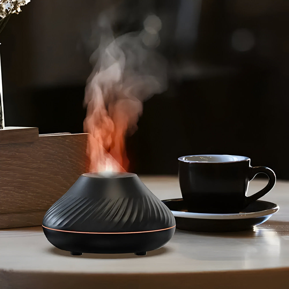 Cordless Essential Oil Diffuser & Humidifier, USB-C, 7 LED Colors, 28dB