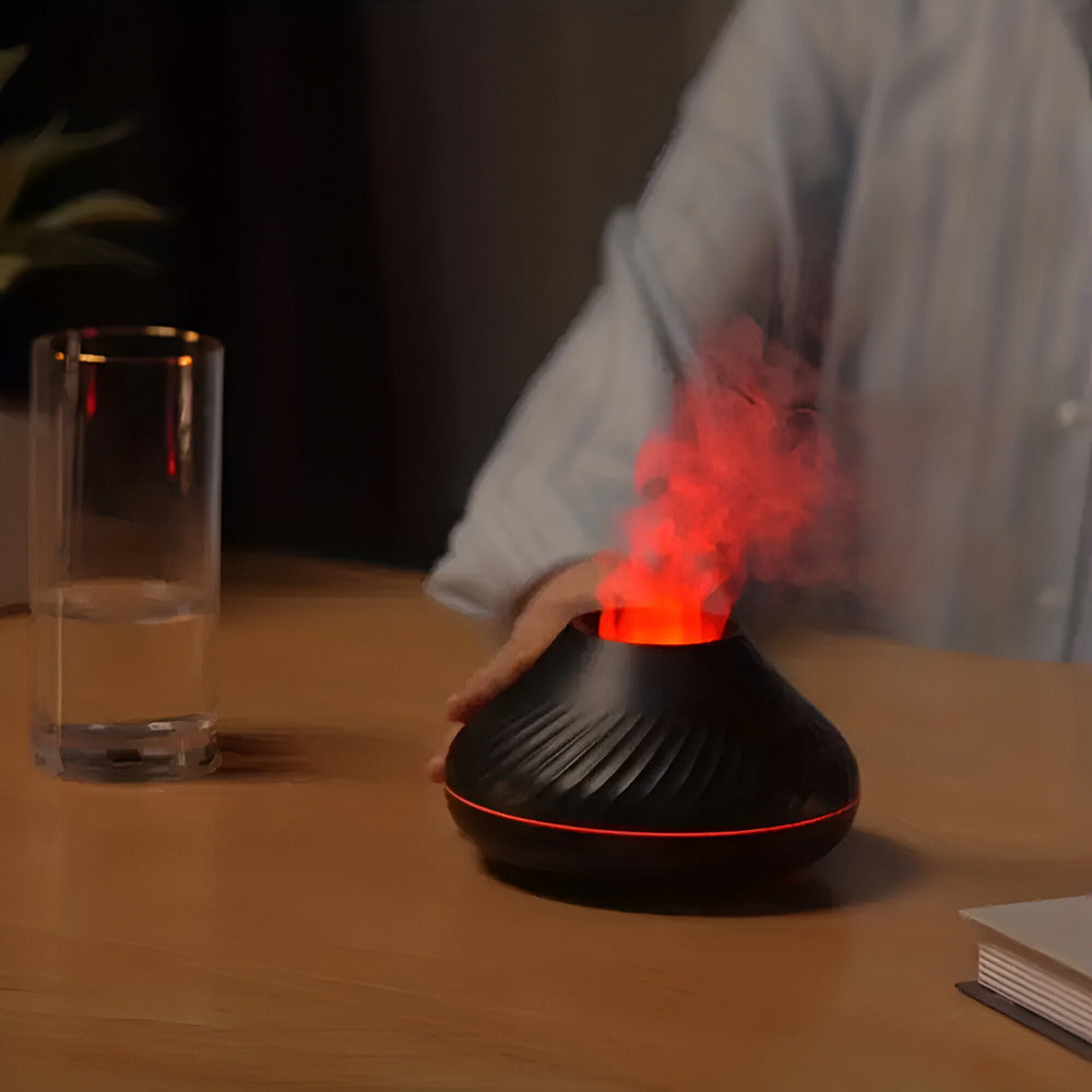 Cordless Essential Oil Diffuser & Humidifier, USB-C, 7 LED Colors, 28dB
