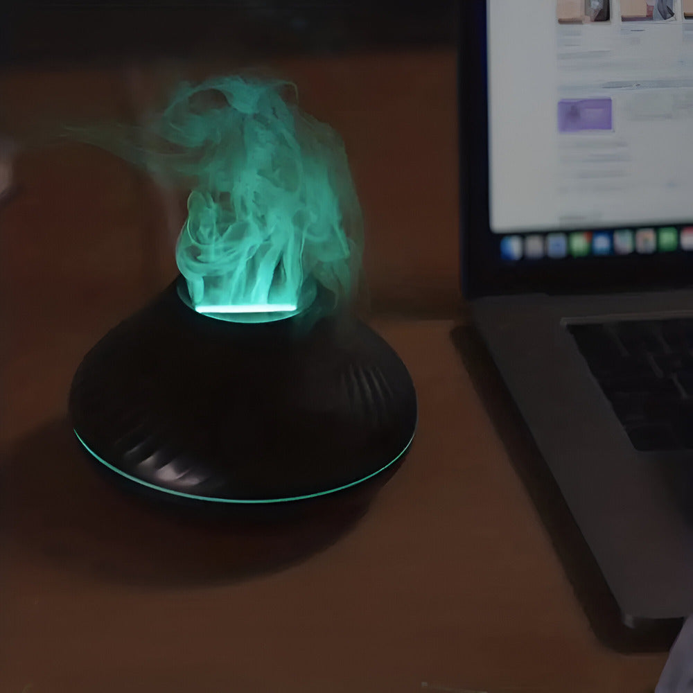Cordless Essential Oil Diffuser & Humidifier, USB-C, 7 LED Colors, 28dB