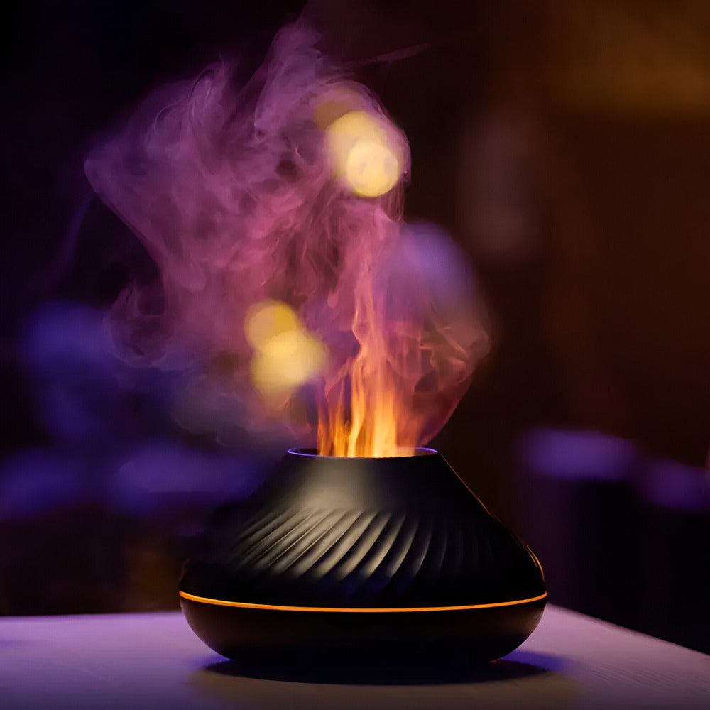 Cordless Essential Oil Diffuser & Humidifier, USB-C, 7 LED Colors, 28dB