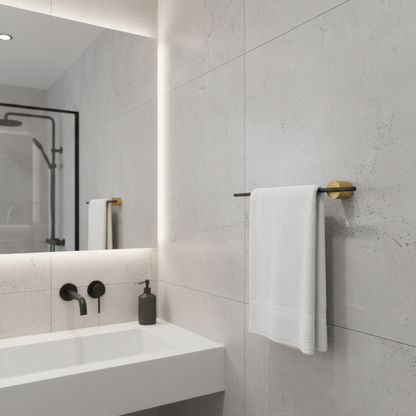 Elegant Metal Towel Rack | Modern Towel Bar for Bathroom