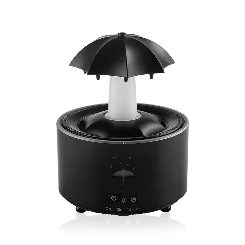 Aromatherapy Humidifier & Diffuser, 300ml, Rain Sound, 7 LED, Remote