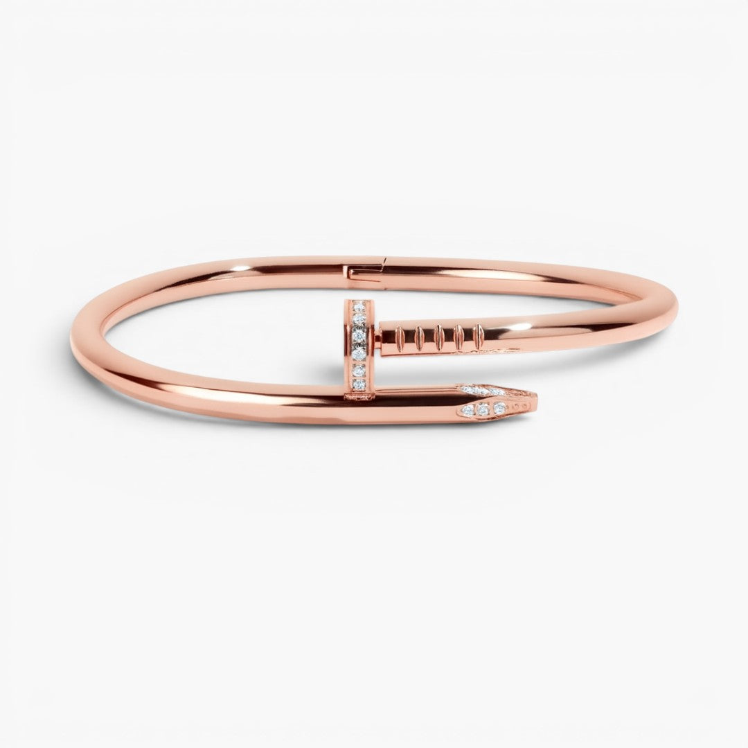 Sculptural Polished Nail Bracelet