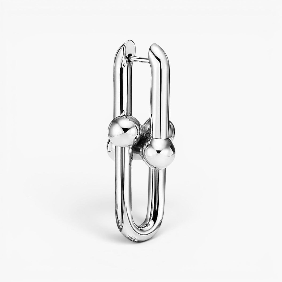 Chunky Link Hoop Earrings