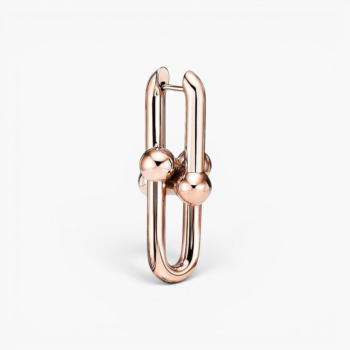 Chunky Link Hoop Earrings