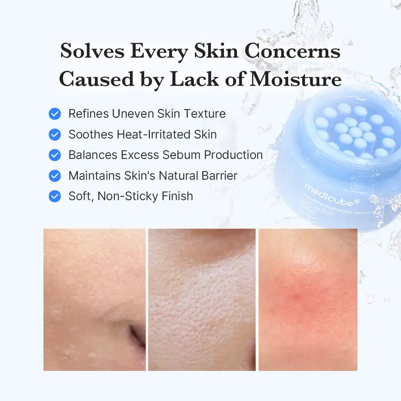 Hyaluronic Acid Capsule Cream with Ceramides for Hydration & Glass Skin