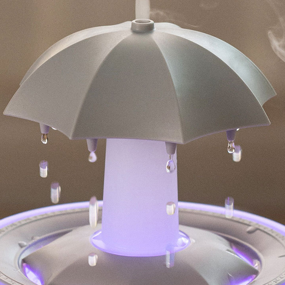 Aromatherapy Humidifier & Diffuser, 300ml, Rain Sound, 7 LED, Remote