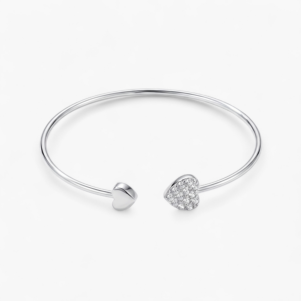 Dainty Cubic Zirconia Bracelet - Silver