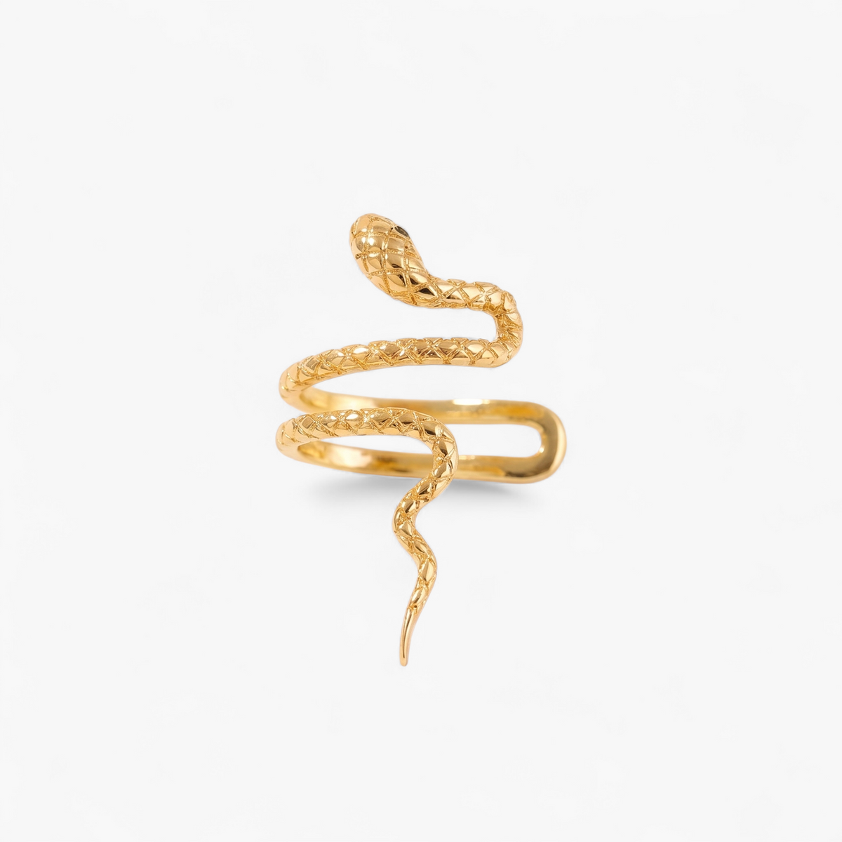 Snake Ear Cuff Earrings - Gold