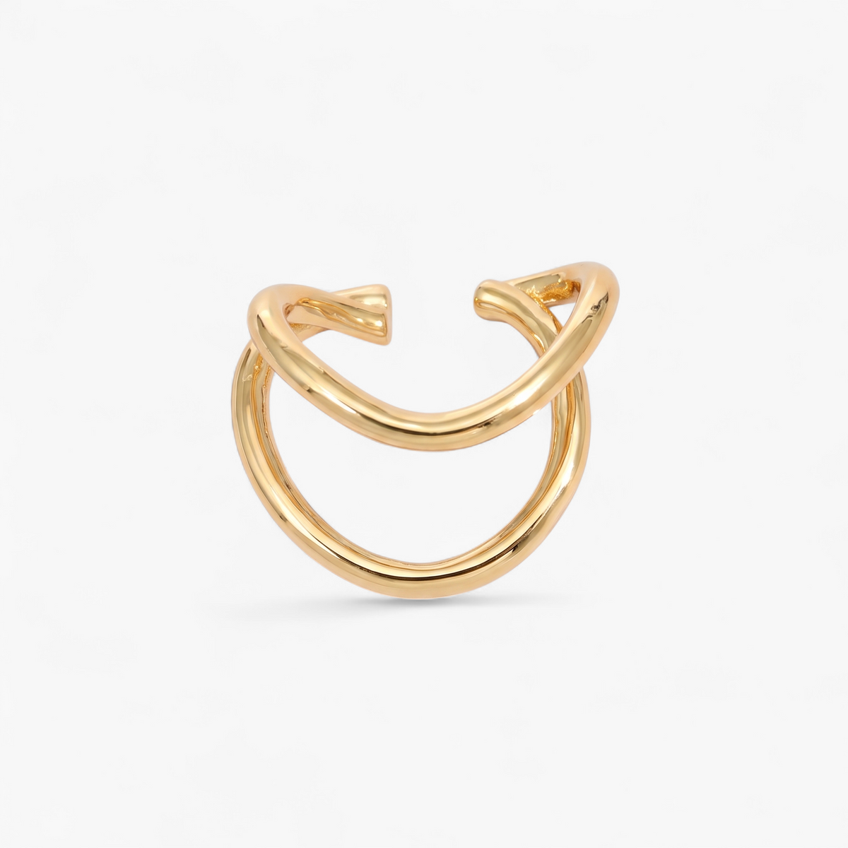 Minimalist Gold Ear Cuff Earrings - Gold