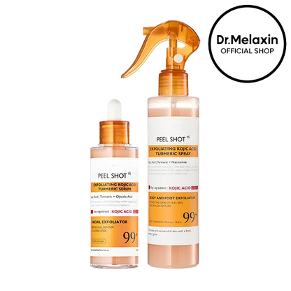 Peel Shot Kojic Acid Turmeric Duo with Niacinamide & Vitamin C for Brightening Care